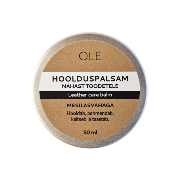 OLE nahast toodete hoolduspalsam mesilasvahaga